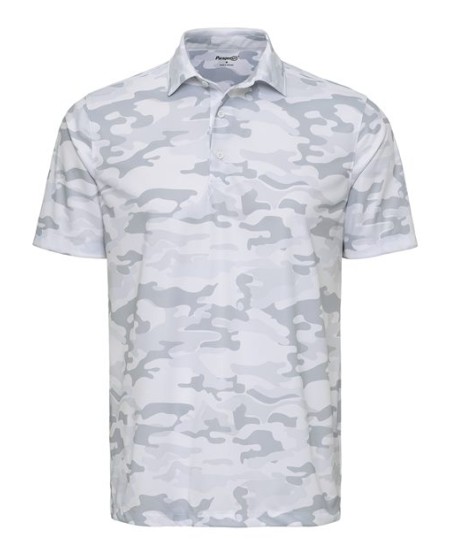 Paragon 170 Newport Men's Camo Performance Polo – 5 oz. 100% Microfiber Interlock UPF 30+ Polo | S–4XL