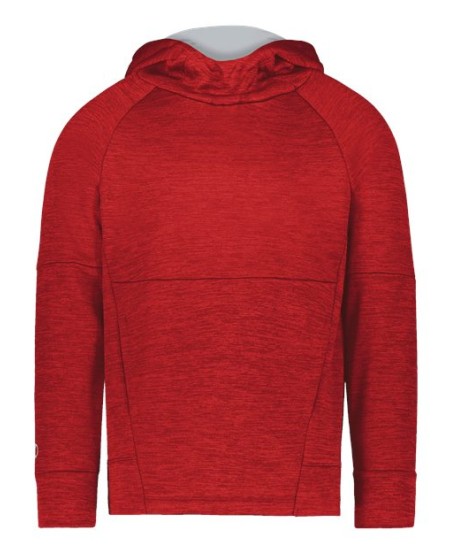 Holloway 223680 Youth All-Pro Performance Fleece Hooded Sweatshirt – 6.8 oz. 100% Polyester Mélange Fleece Youth Hoodie | S–XL