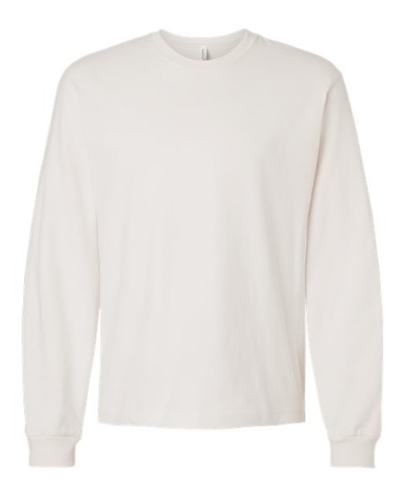 BELLA + CANVAS 3511 Unisex 6 oz. Heavyweight Long Sleeve Tee – 6 oz. Airlume Cotton Boxy Drop-Shoulder Long-Sleeve Tee