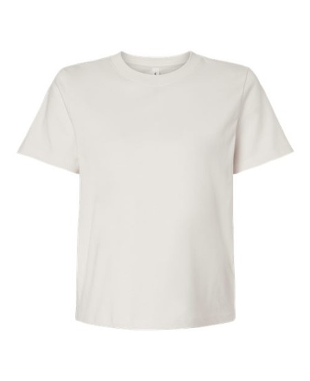 BELLA CANVAS 6110 Women's 6 oz. Heavyweight Tee – 6 oz. 100% Airlume Cotton Women's Boxy Heavyweight Tee | 20 Singles