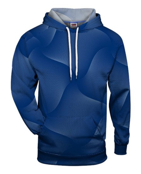 Badger 1413 Men's Warp Hooded Sweatshirt – 100% Sublimated Polyester Moisture-Management Performance Hoodie | XS–4XL