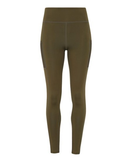 TriDri TD304 Women's Mesh Pocket Danica Leggings – 8 oz. 88/12 Recycled Polyester/Elastane | XS–2XL