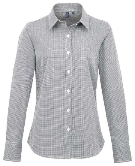 Artisan Collection by Reprime RP320 Women's Gingham Cotton Long Sleeve Shirt – 3.4 oz. | XS–3XL