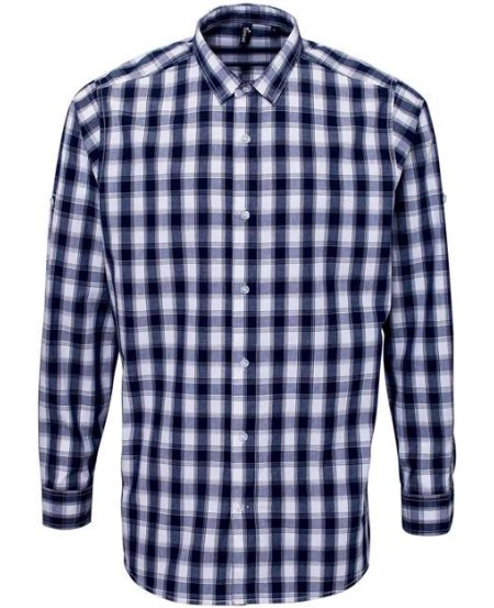Artisan Collection by Reprime RP250 Men's Mulligan Check Cotton Long Sleeve Shirt – 3.4 oz. | XS–3XL