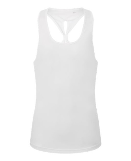 TriDri TD042 Women's Knot Back Venus Tank – 4 oz. 100% Recycled Polyester Scoop Neck Tank | XS–2XL