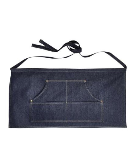 Artisan Collection by Reprime RP125 Jeans Stitch Denim Waist Apron – 8 oz. 70/30 Cotton/Poly | One Size