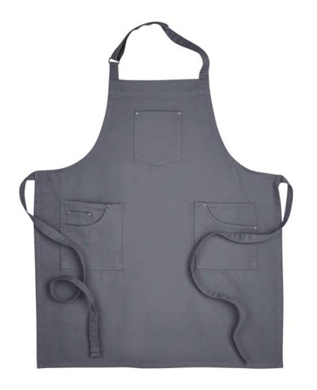 Artisan Collection by Reprime RP132 Chino Bib Apron – 6.9 oz. 100% Cotton Twill | One Size
