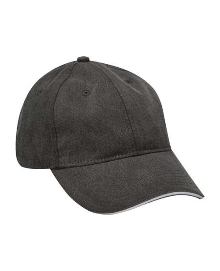 Adams Headwear LP107 Icon Sandwich Cap – Semi-Structured 6-Panel Mid-Crown Pigment-Dyed Cotton Cap | One Size