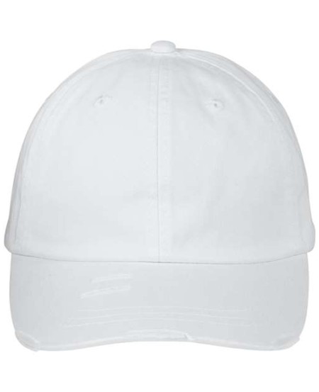 Adams Headwear LP108 Classic Pigment Distressed Dad Hat – Unstructured 6-Panel Low-Profile Distressed Cap | One Size