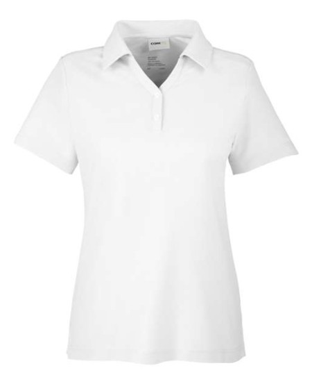CORE365 CE112W Women's Fusion ChromaSoft™ Pique Polo – 6 oz. 100% Polyester Pique | XS–4XL