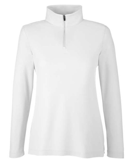CORE365 CE405W Women's Fusion ChromaSoft™ Pique Quarter-Zip Pullover – 6 oz. 100% Polyester Pique | XS–3XL