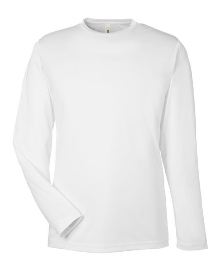 CORE365 CE10L Unisex Capital Long-Sleeve Performance T-Shirt – 4 oz. 100% Polyester Interlock | XS–6XL