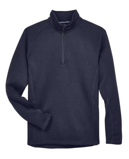 Devon & Jones DG792 Bristol Sweater Fleece Quarter-Zip Pullover – Unisex 9 oz. 100% Anti-Pill Polyester Sweater Fleece | XS–4XL