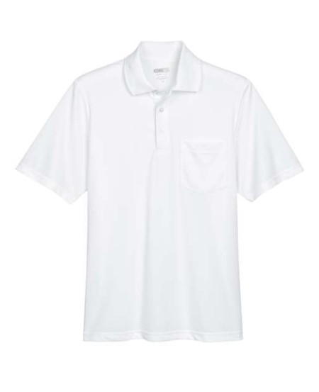 CORE365 88181P Men's Origin Performance Piqué Polo with Pocket – 4.1 oz. 100% Polyester | S–4XL