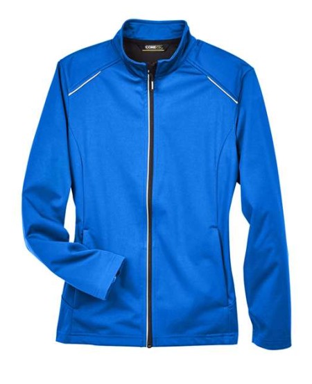 CORE365 CE708W Women's Techno Lite Three-Layer Knit Tech-Shell Jacket – 6 oz. 3-Layer Polyester / 8,000 mm | XS–3XL