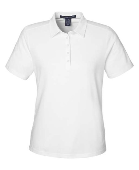 Devon & Jones DG120W Women's Raleigh Stretch Polo – 5.6 oz. 56/39/5 Cotton/Rayon/Spandex | XS–3XL