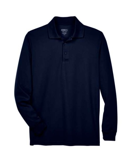 CORE365 88192T Men's Tall Pinnacle Long-Sleeve Piqué Polo – 4.1 oz. 100% Polyester | LT–6XLT