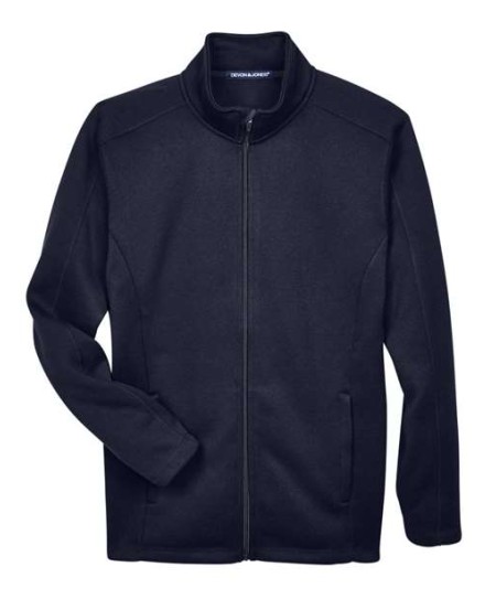 Devon & Jones DG793 Bristol Full-Zip Sweater Fleece Jacket – Men’s 9 oz. Anti-Pill Polyester Fleece Jacket | S–4XL