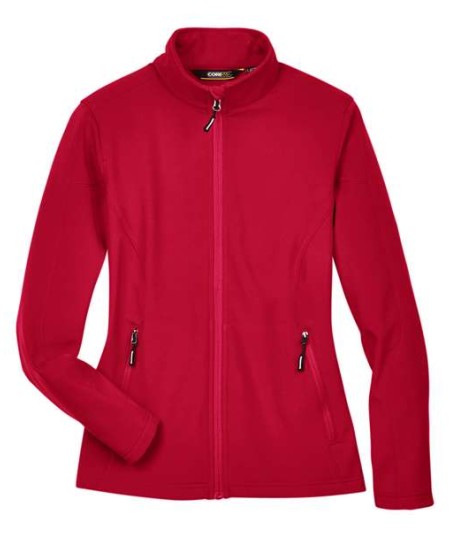 CORE365 78184 Women's Cruise Two-Layer Fleece Bonded Soft Shell Jacket – 96% Poly/4% Spandex | XS–3XL