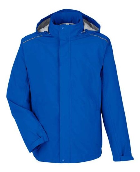 CORE365 CE712 Men's Barrier Rain Jacket – 3.5 oz. 100% Polyester Pongee / 3,000 mm Waterproof | S–5XL