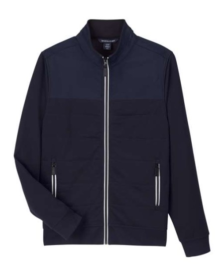 Devon & Jones DG71 New Classics® Club Jacket – Men’s Polyester/Rayon/Spandex Weft Knit Hybrid Performance Jacket | S–4XL