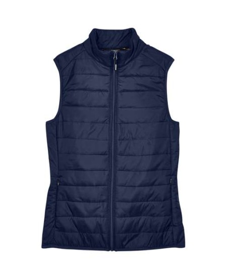 CORE365 CE702W Women's Prevail Packable Puffer Vest – 1.2 oz. 100% Polyester / 80 gsm Thermal Fill | XS–3XL
