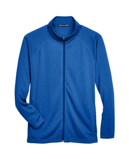 Devon & Jones DG420 Men's Stretch Tech-Shell® Compass Full-Zip Jacket – 6.5 oz. 100% Polyester Double Knit | S–4XL