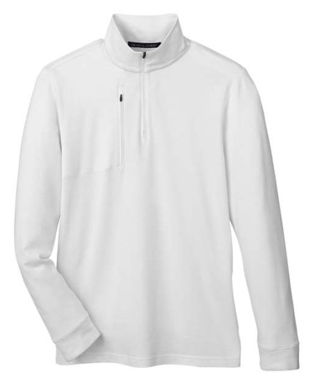 Devon & Jones DG400 Men's New Classics® Performance Quarter-Zip Pullover – 6 oz. 97% SUPIMA® Cotton/3% Spandex | S–4XL
