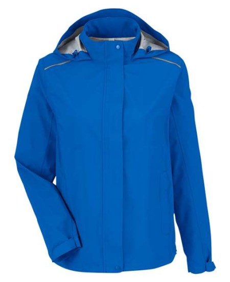 CORE365 CE712W Women's Packable Rain Jacket – 3.5 oz. 100% Polyester Pongee / 3,000 mm Waterproof | XS–3XL