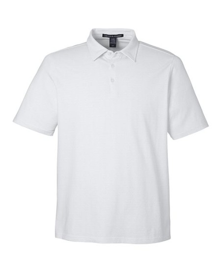 Devon & Jones DG101 Men's CrownLux Performance® Geo Polo – 6 oz. 95% Cotton/5% Spandex | S–4XL