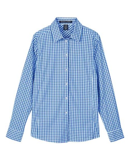 Devon & Jones DG536W CrownLux Performance® Gingham Dress Shirt – Women’s 3 oz. Stretch Nylon Shirt | XS–3XL