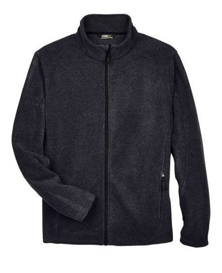 CORE365 88190T Men's Tall Journey Fleece Jacket – 7.7 oz. 100% Polyester Anti-Pill Fleece | LT–5XLT