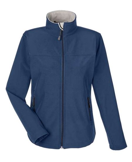 Devon & Jones D995W Women's Soft Shell Jacket – 9.5 oz. 3-Layer 96/4 Poly/Spandex / 1,000 mm Water-Resistant | XS–3XL