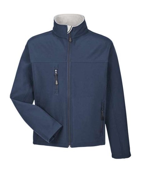 Devon & Jones D995 Men's Soft Shell Jacket – 9.5 oz. 3-Layer 96/4 Poly/Spandex / 1,000 mm Water-Resistant | S–4XL