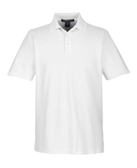 Devon & Jones DG20T Men's Tall CrownLux Performance® Plaited Polo – 5.1 oz. 61% Poly/39% Cotton | LT–3XLT