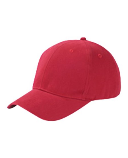Big Accessories BX002 Brushed Twill Cap – 100% Brushed Cotton Twill | Structured 6-Panel Low-Profile | Buckram Front Panel | D-Ring Slider Closure | OSFM