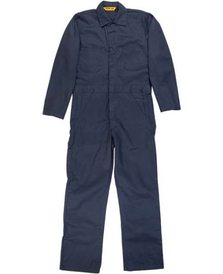 Berne Apparel C250 Men's Heritage Unlined Coverall – 7.5 oz. 55/45 Cotton/Poly Twill Preshrunk Unlined Work Coverall | Two-Way Brass Zipper, Multiple Pockets | Sizes 36–54