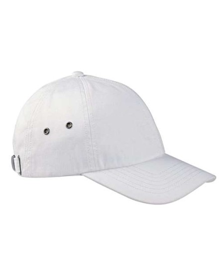 Big Accessories BA529 Washed Baseball Cap – 100% Washed Cotton Twill | 6-Panel Unstructured | Precurved Bill | Antique Metal Buckle | Tear-Away Tag | OSFM