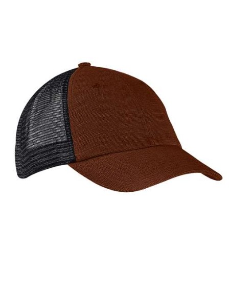econscious EC7094 Eco Trucker Cap – Front 70/30 Organic Cotton/Recycled Polyester | Back 100% Recycled Polyester Mesh | Unstructured Five-Panel | Washed | Semi-Curved Bill
