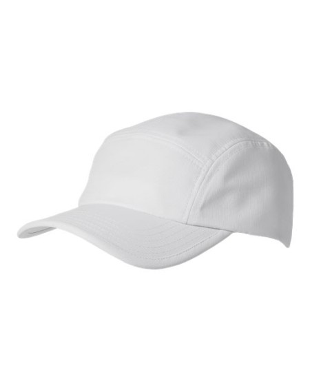 Big Accessories BA603 Pearl Performance Cap – 100% Polyester | Runner-Style Unique Panel Design | Precurved Bill with Self-Fabric Binding | Webbing Strap Buckle | OSFM