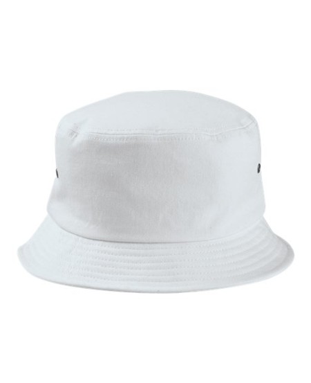 Big Accessories BA534 Chino Twill Crusher Bucket Hat – 100% Cotton Twill Crusher-Style Bucket Hat | 6-Panel | Metal Eyelets | One Size Fits Most