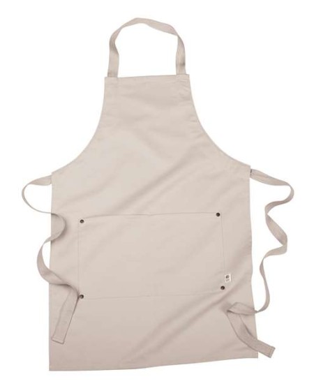 econscious EC6015 Eco Apron with Pocket – Unisex 8 oz. Organic Cotton Recycled Polyester Twill Work Apron