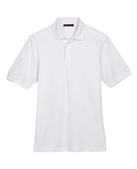 Harriton M265 Men's Easy Blend Polo – 5.6 oz. 65/35 Polyester/Cotton Pique Short-Sleeve Polo | XS–6XL