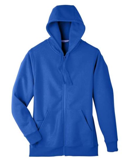 Team 365 TT95 Unisex Zone HydroSport Heavyweight Full-Zip Hooded Sweatshirt – 11 oz. 70/30 Cotton/Polyester | XS–4XL
