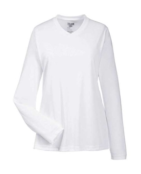 Team 365 TT11WL Women's Zone Performance Long Sleeve T-Shirt – 3.5 oz. Polyester | XS–3XL