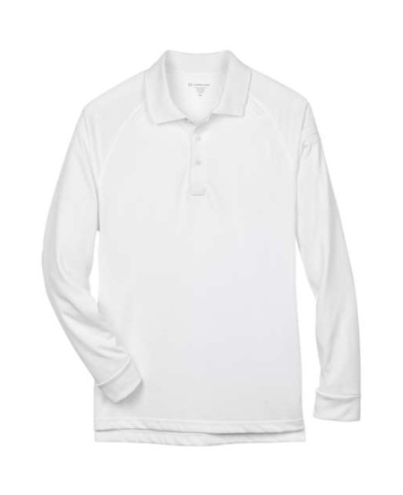 Harriton M211L Men's Advantage Long Sleeve Tactical Polo – 6.6 oz. 100% Polyester Snag Protection Plus | XS–5XL