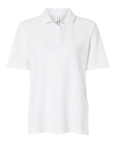 Harriton M105W Women's Maverick CVC Pique Polo – 5 oz. 60/40 Cotton/Poly Pique Women's Polo