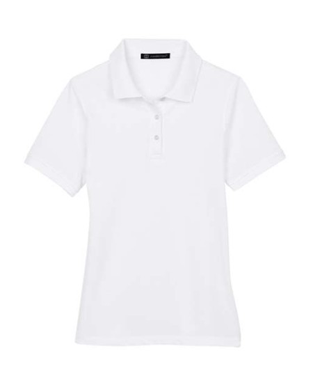 Harriton M265W Women's Easy Blend Polo – 5.6 oz. 65/35 Polyester/Cotton Pique Women's Short-Sleeve Polo | XS–3XL
