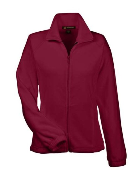 Harriton M990W Full-Zip Fleece – Women's 7.9 oz. 100% Polyester Fleece Jacket | XS–3XL