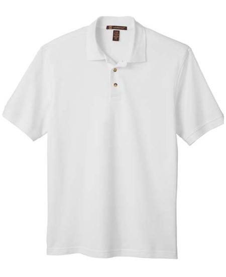 Harriton M200 Men's Pique Polo – 5.9 oz. 100% Ring-Spun Cotton Pique Short-Sleeve Polo | XS–6XL